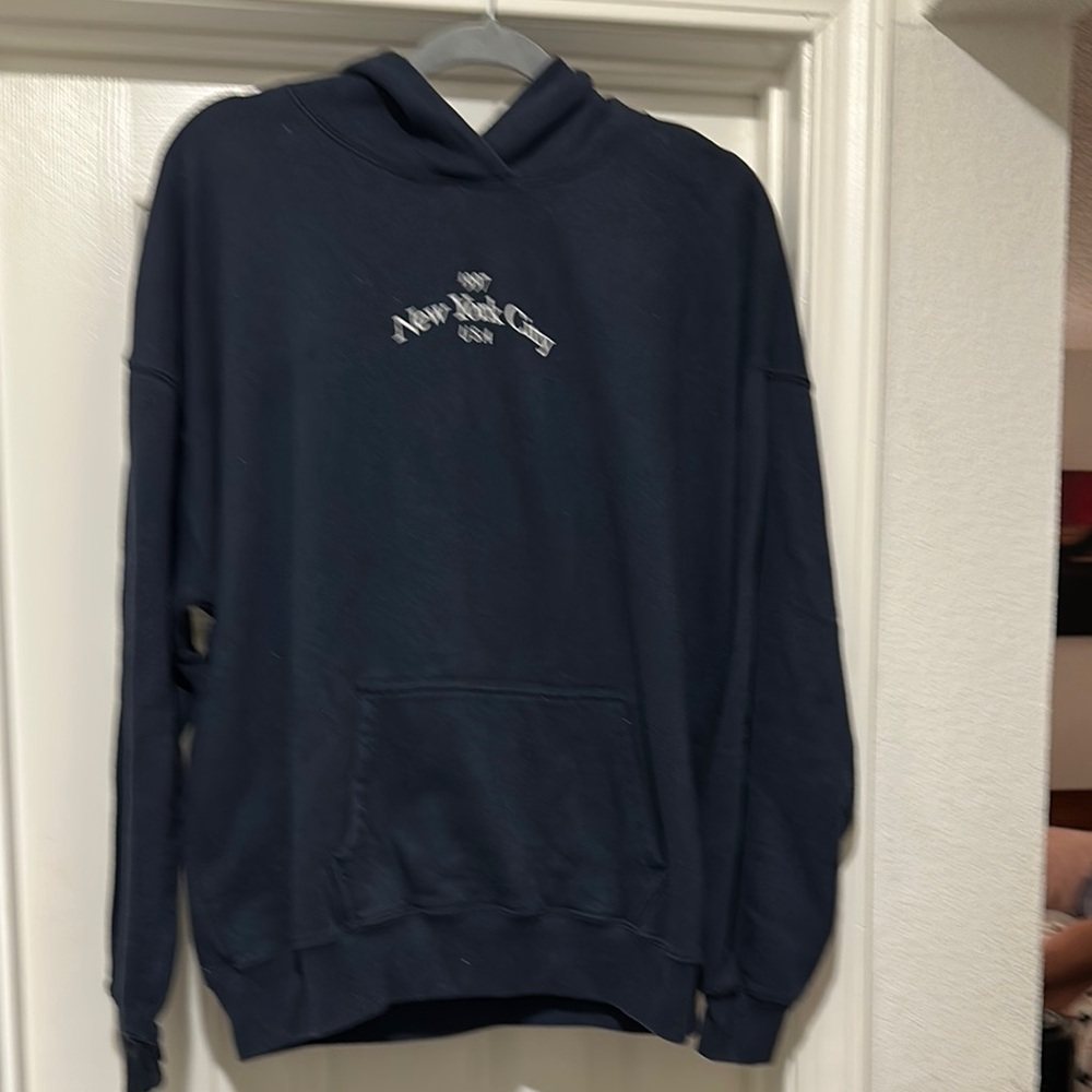 Hollister Blue Pullover Hoodie Sweatshirt